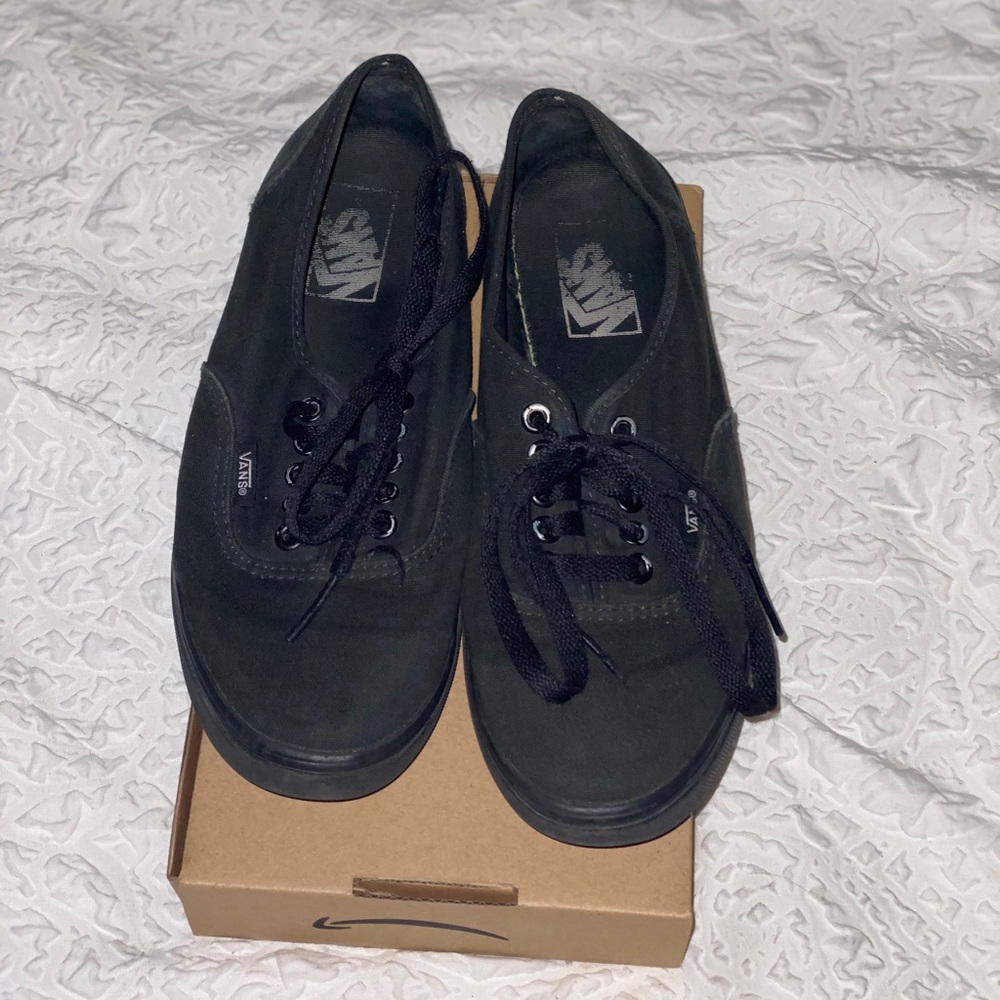 Black Low Top Vans